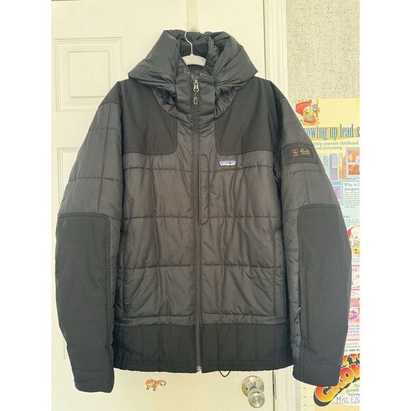 Vintage Patagonia Men’s Large Black Winter  Insulated Rubicon Rider Jacket Coat - Picture 16 of 16